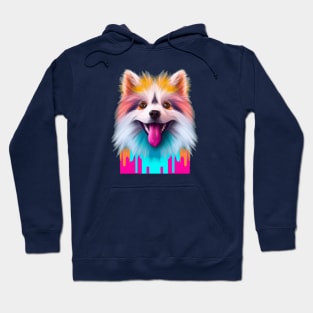 Cute American Eskimo Dog Design Hoodie